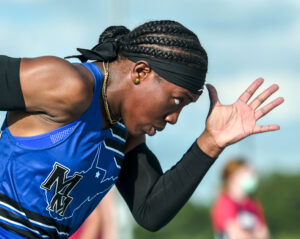 Mountaineer Middle's Elecia McCurrie is breaking records on the track, has sights set on future
